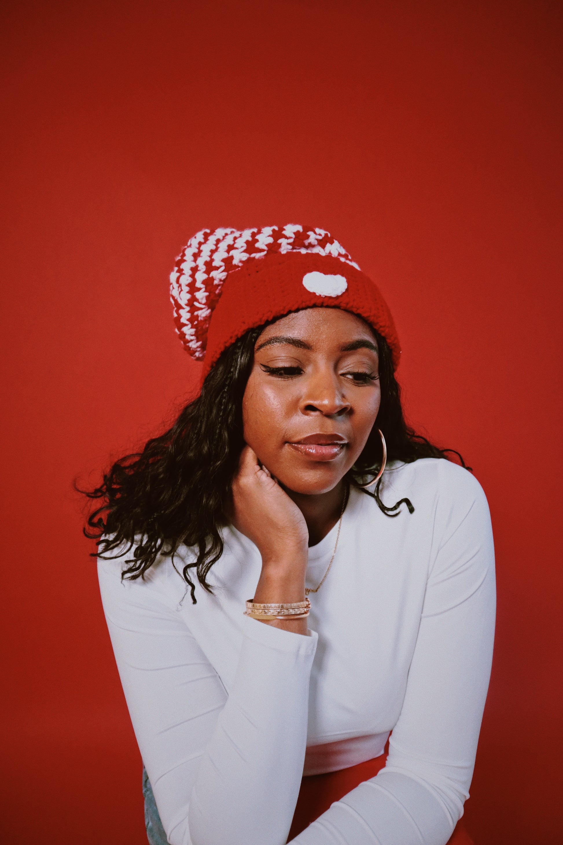 Love in Every Stitch Slouchy Beanie