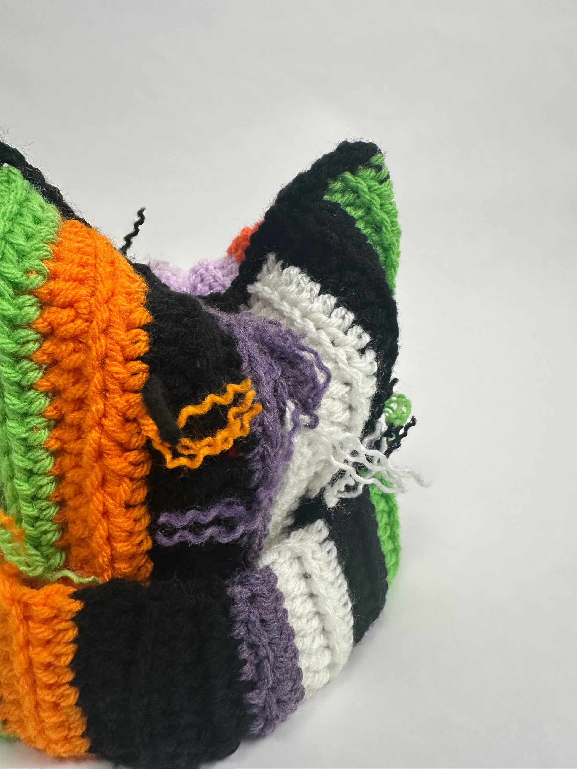 Scrappy Cat-Ear Halloween Beanie