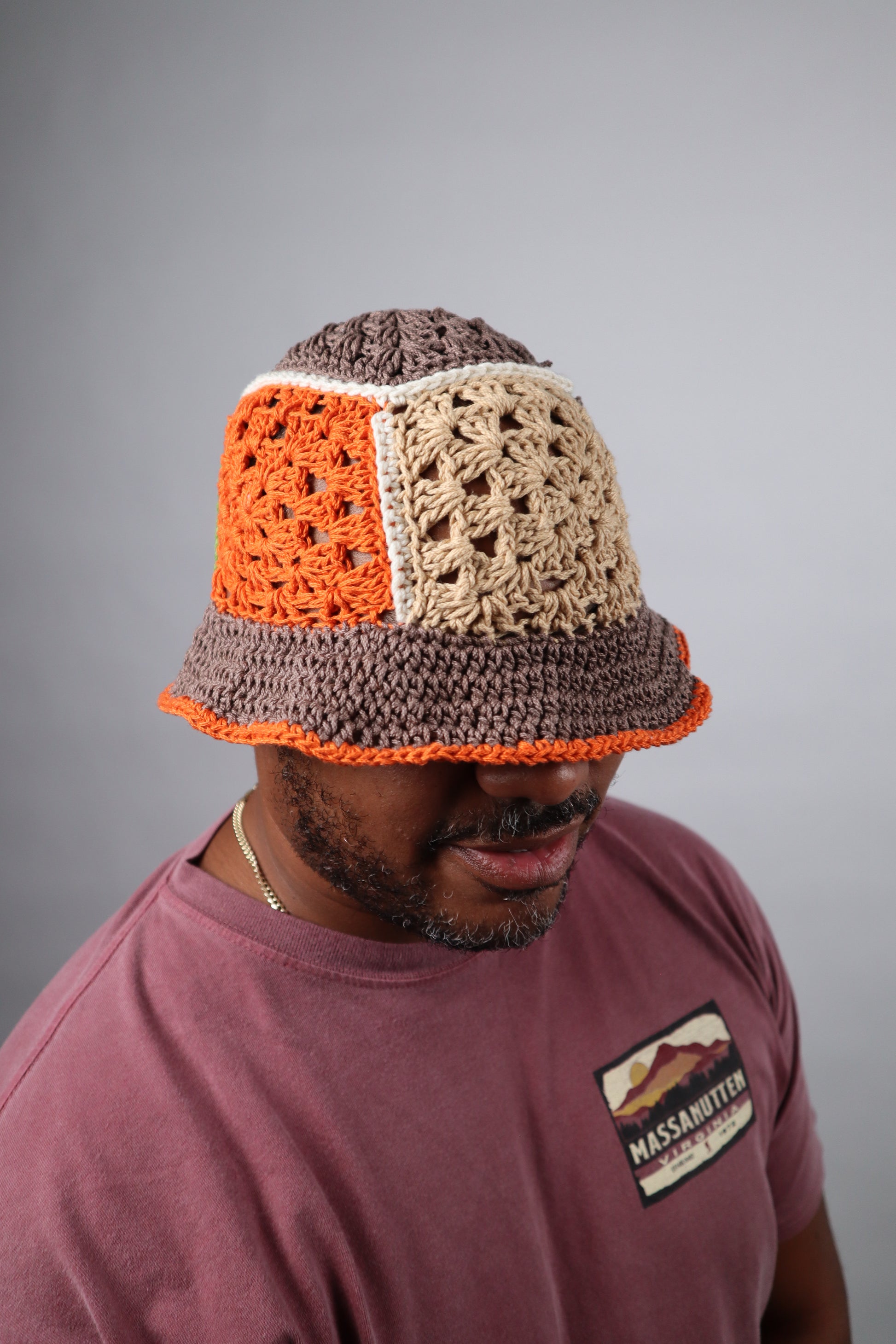 Fall Granny Bucket Hat