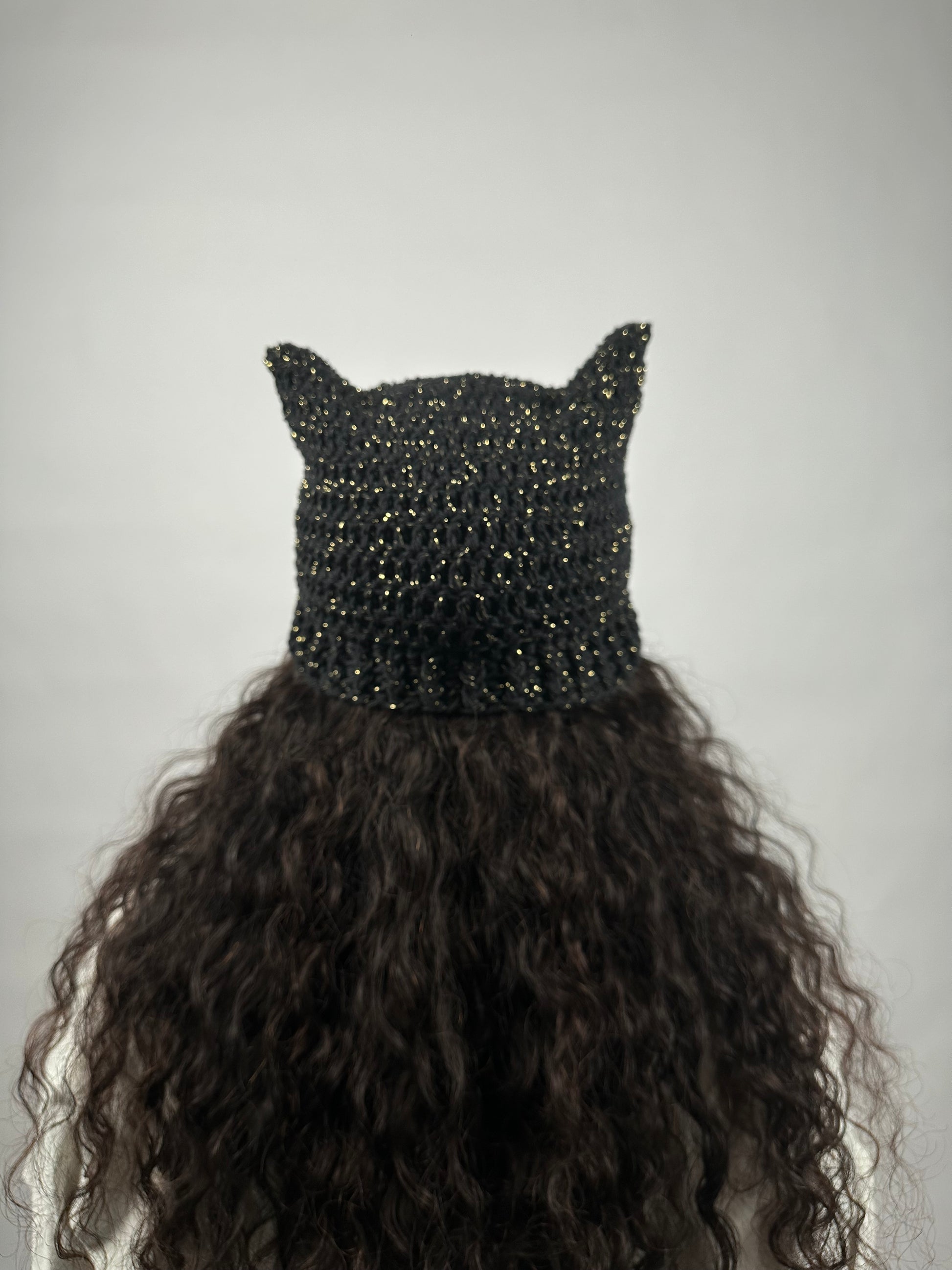 Midnight Cat-Ear Beanie