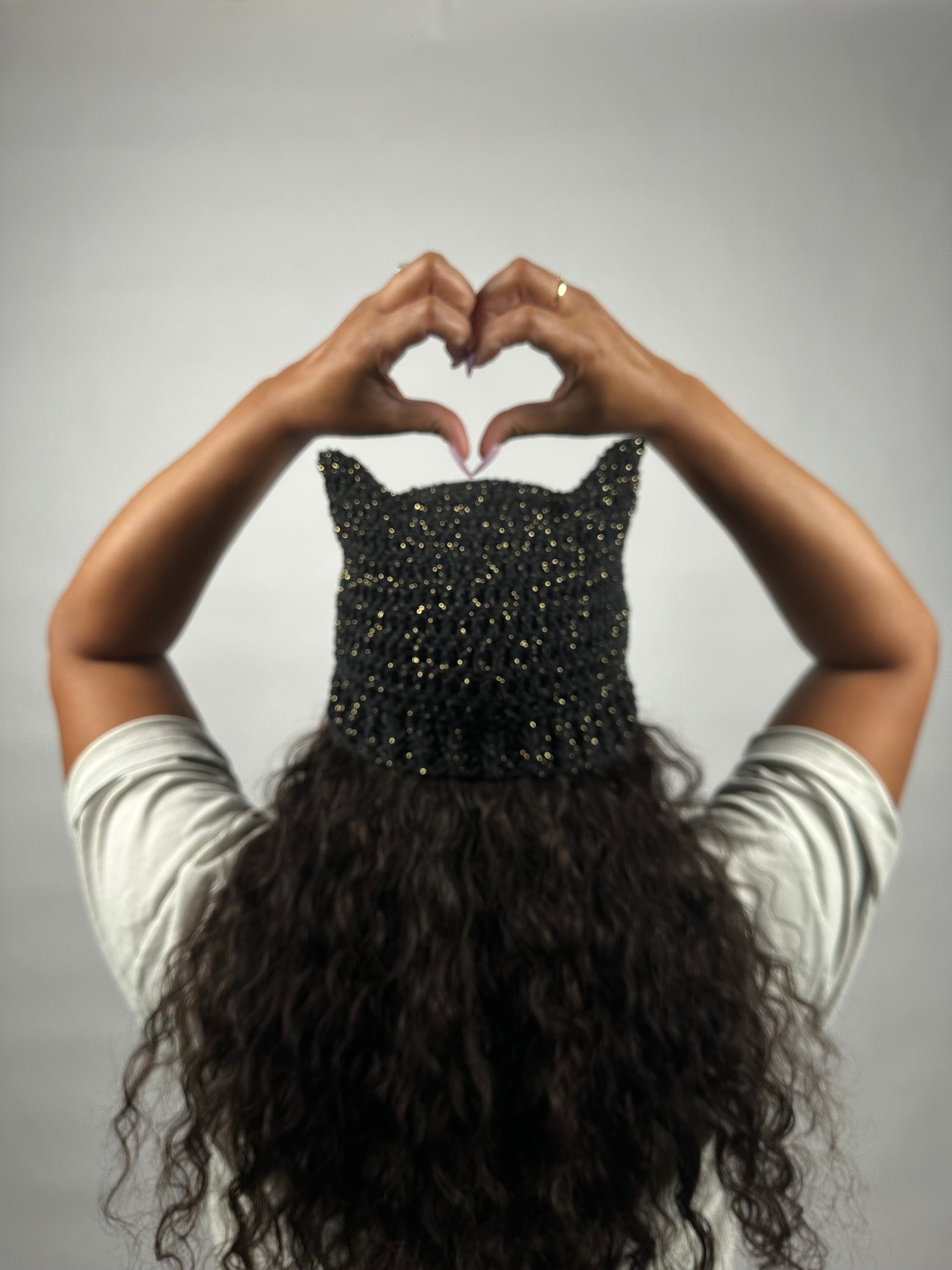 Midnight Cat-Ear Beanie