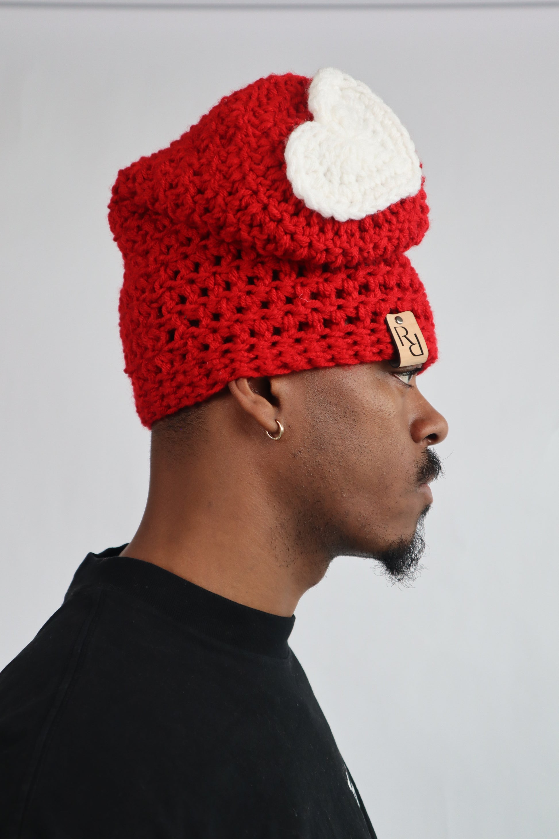 Heart Slouchy Beanie