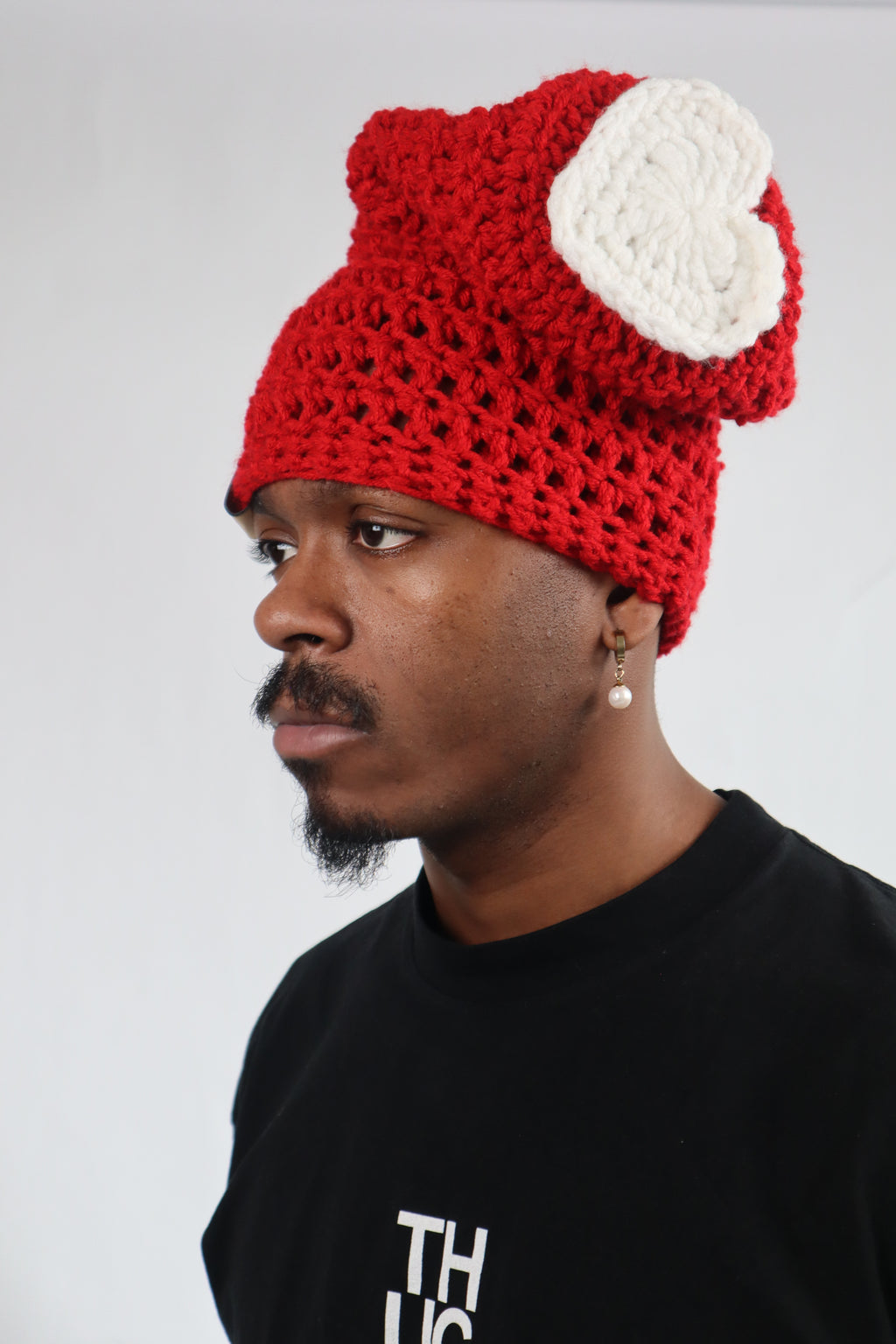 Heart Slouchy Beanie