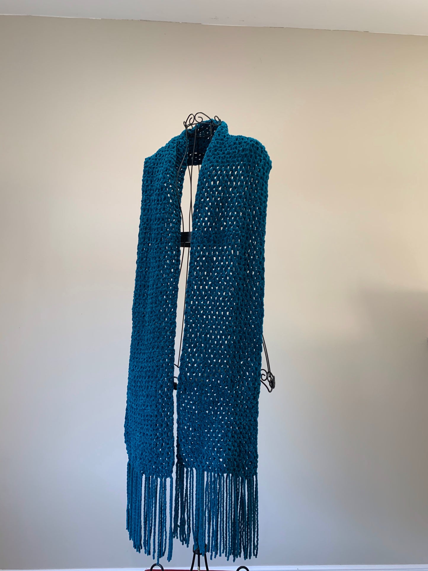 Luxe Teal Extra Long Scarf